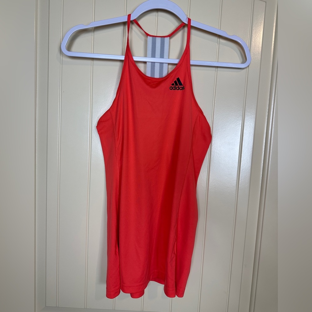 Adidas Climalite Women's Tennis Active gym workout‎ Y-Tank Top sz XS GUC